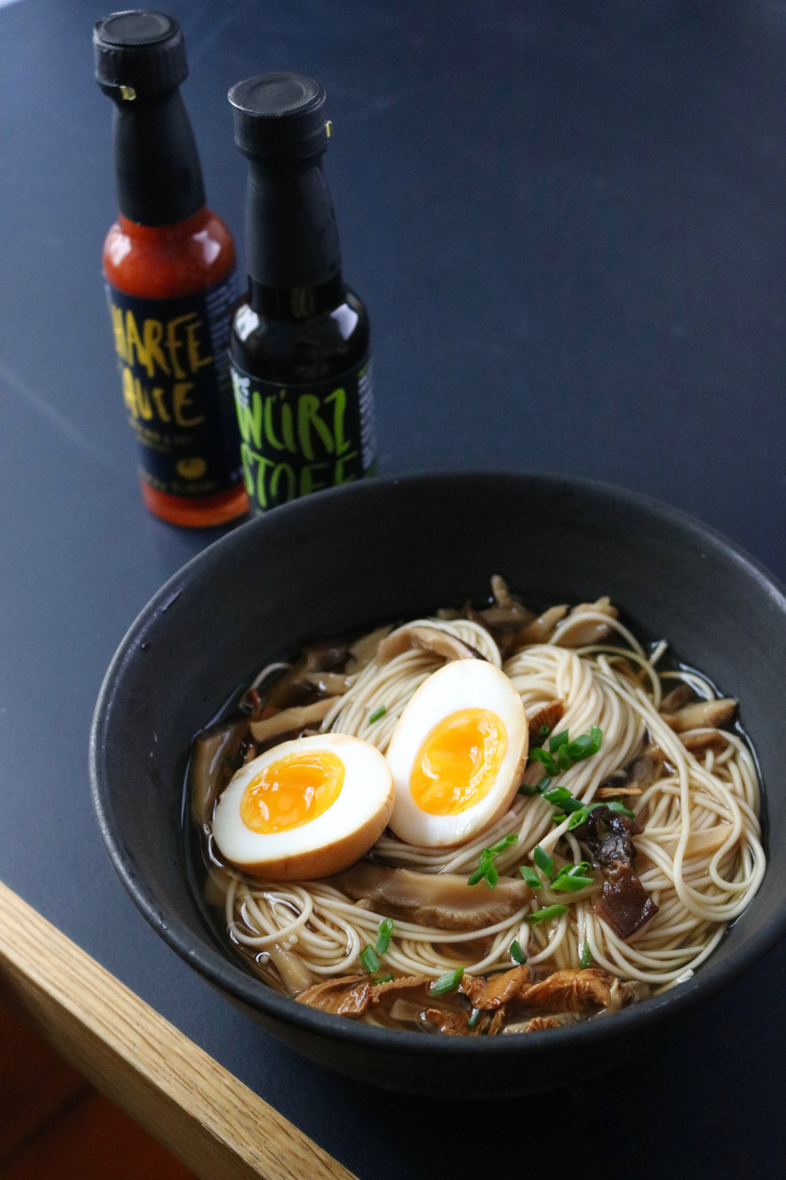 #auszeitküche: Nudel-Ramen mit Pilzen und TOMAMI Gewürz-Ei