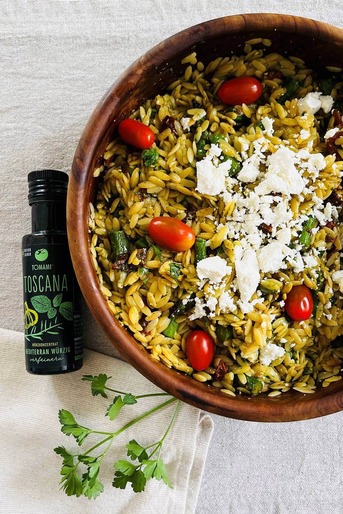 Spargel-Orzo-Salat