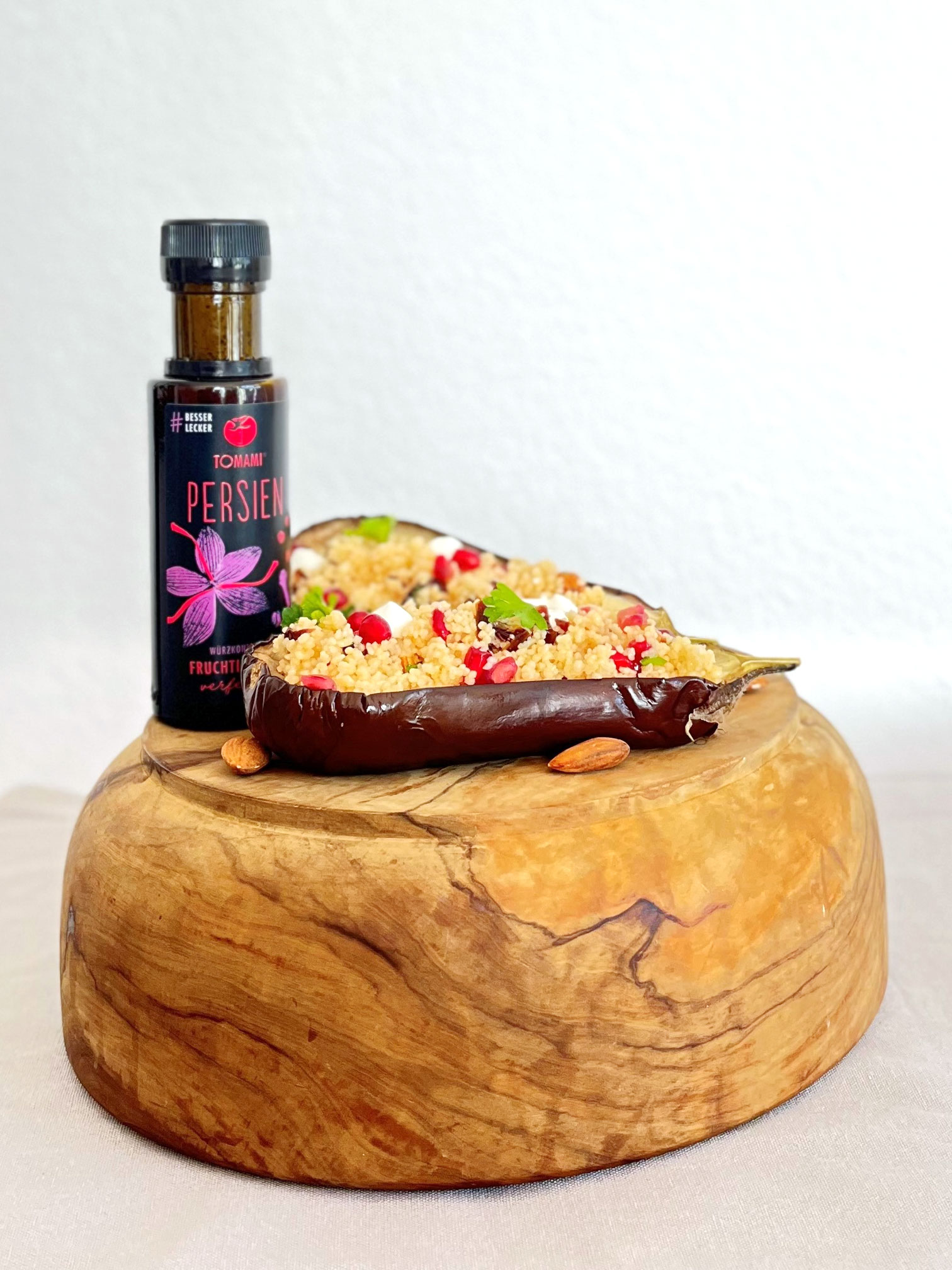 Gefüllte Auberginen mit Couscous