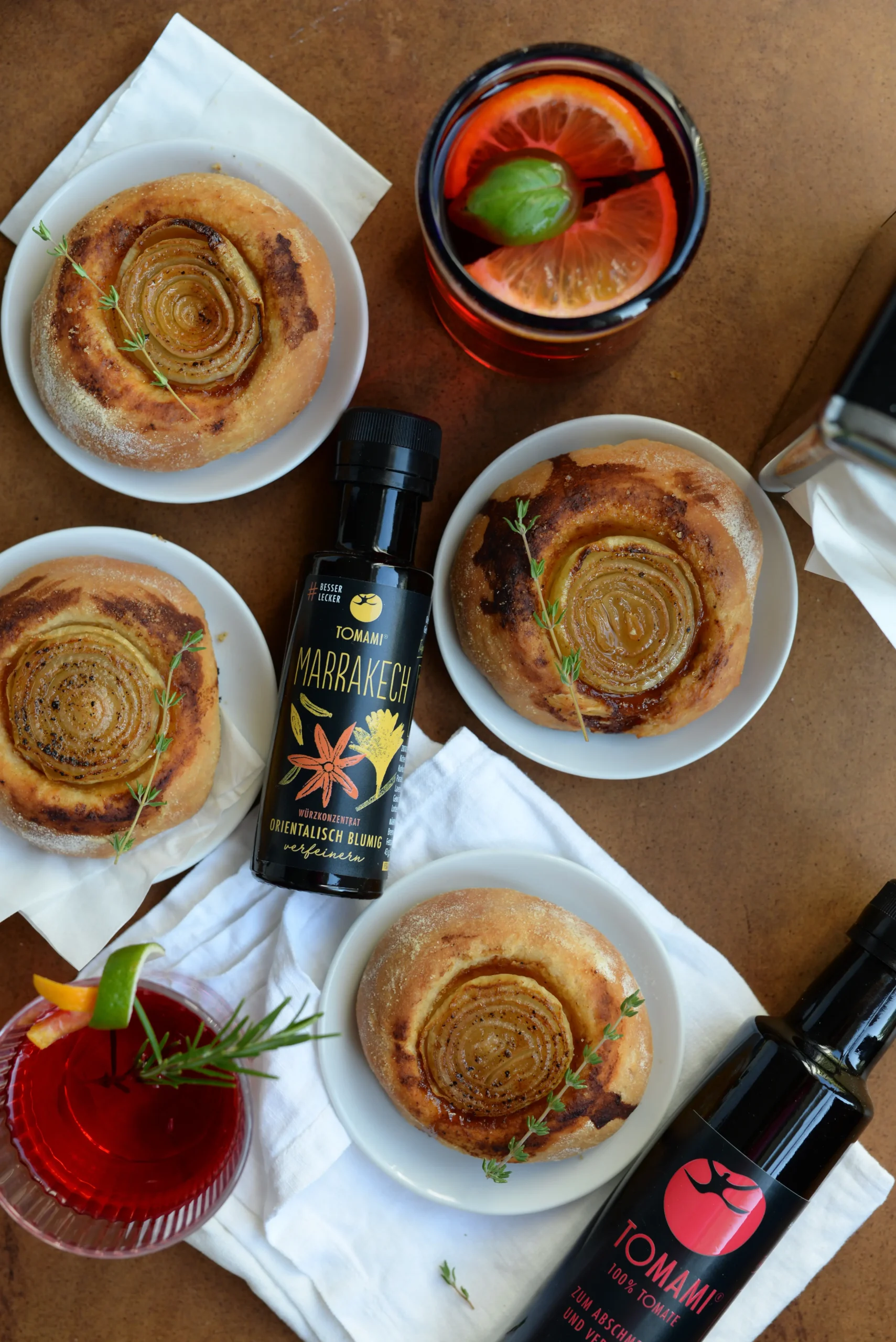 Mini-Zwiebelpizza
